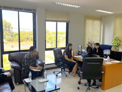 ปลัดเทศบาลเมืองบึงกาฬ เข้าพบพื่อขอคำแนะนำปรึกษา ผู้อำนวยการสำนักตรวจเงินแผ่นดินจังหวัดบึงกาฬ